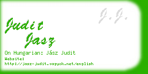 judit jasz business card
